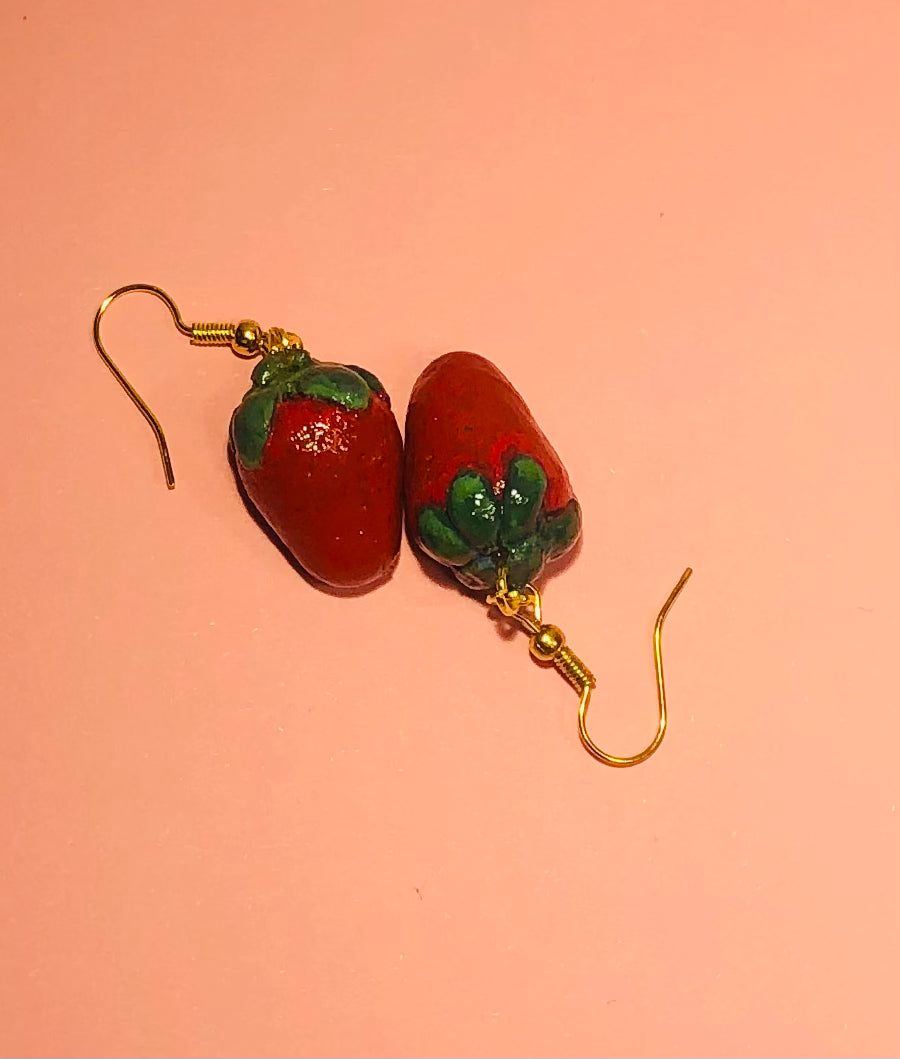 Strawberry Earrings